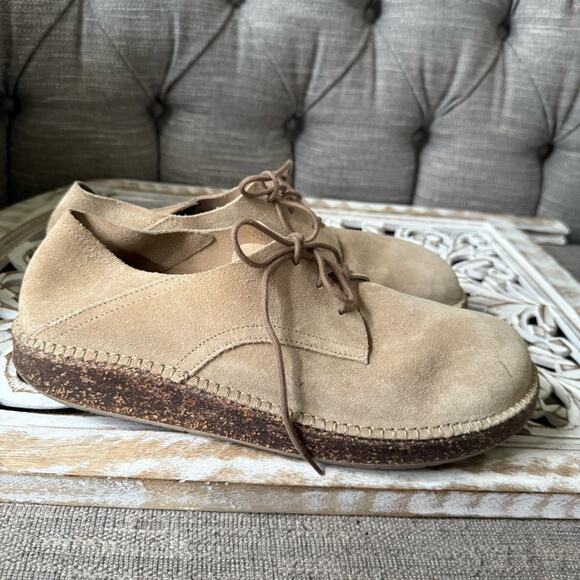 Birkenstock Suede Leather Oxford Shoes Men’s 12 - Picture 3 of 8